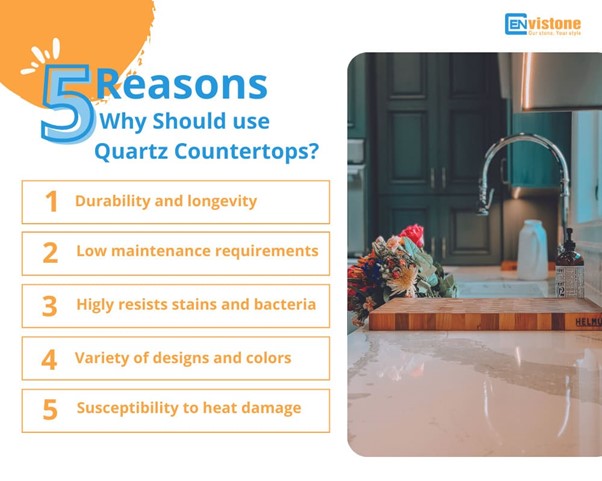5 Reasons why Should use Quartz Countertops