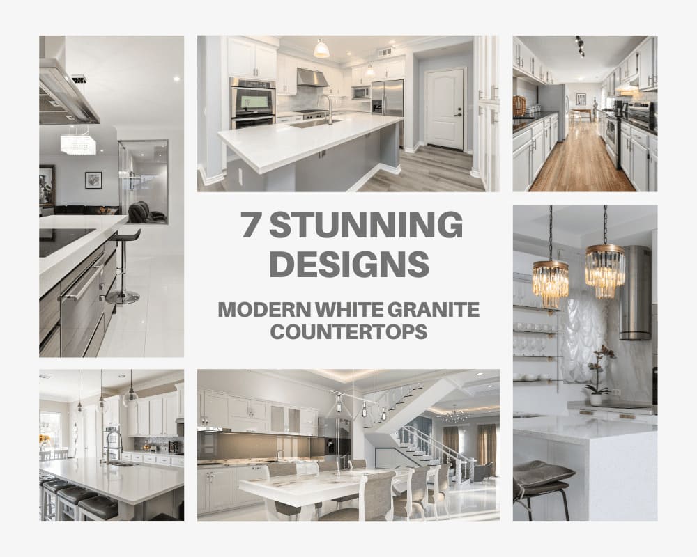 Modern White Granite Countertops: 7 Stunning Designs