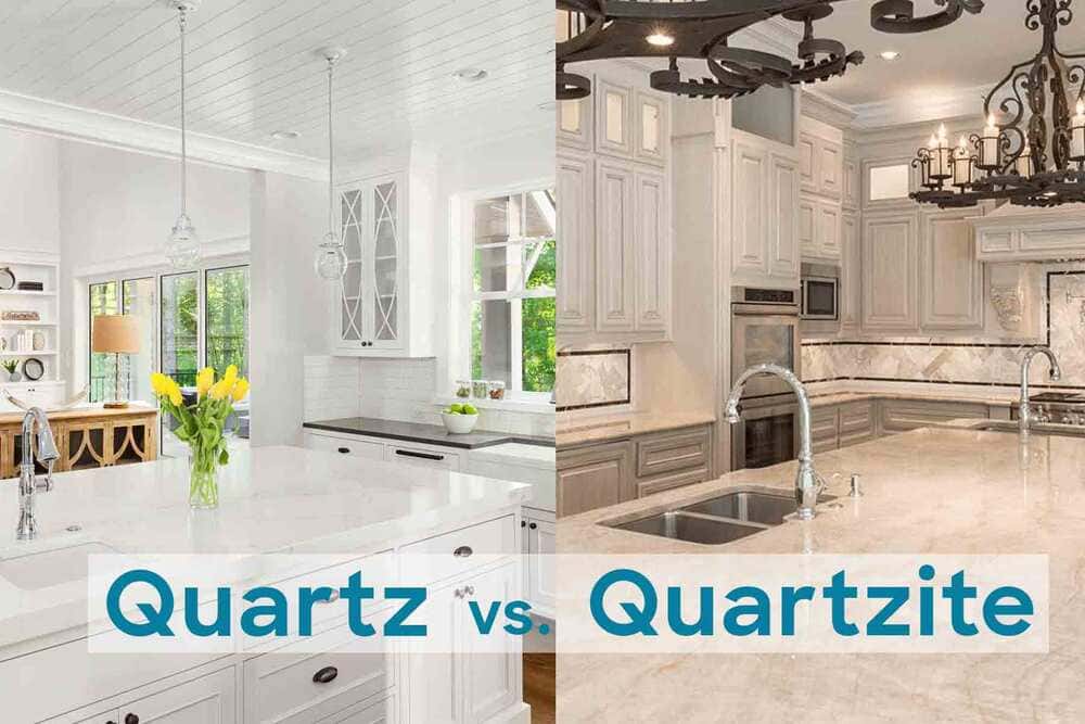Practical Differences between quatz and quartizite
