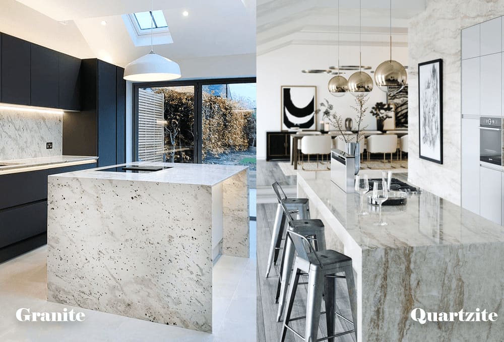 Quartzite vs. Granite: Which one brings a better look?