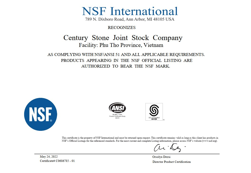 NSF (National Sanitation Foundation) 