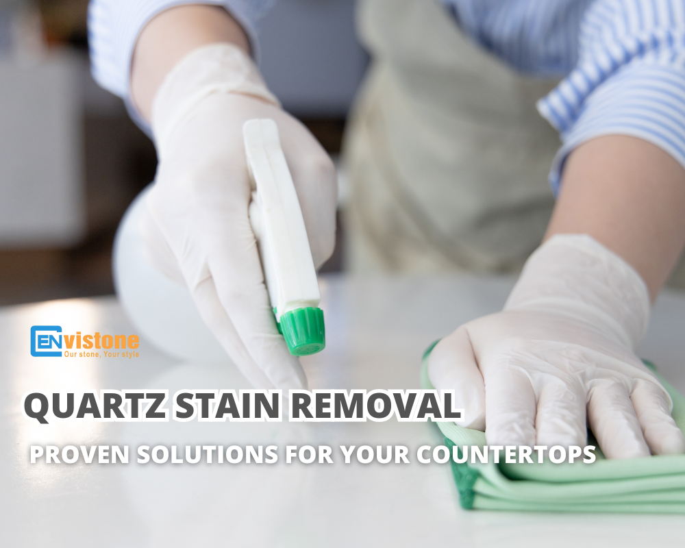 Quartz Countertop Stain Removal