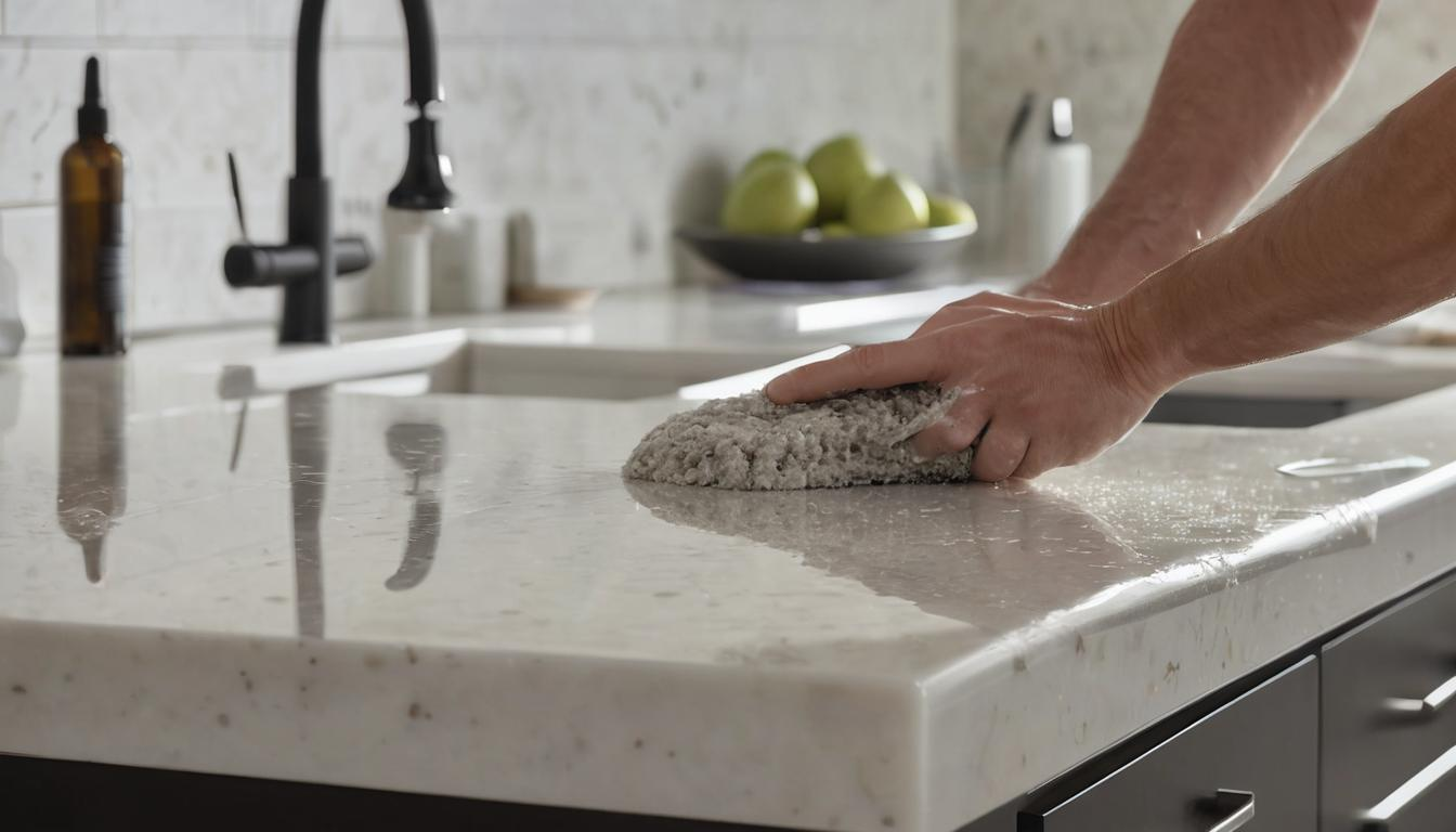 Routine For Cleaning Quartz Tops